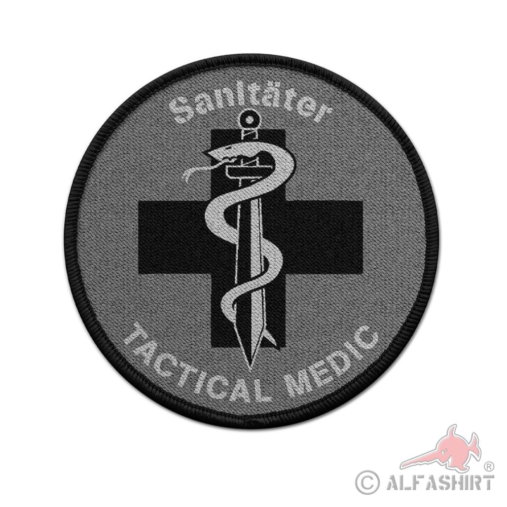 Patch TACTICAL MEDIC Sanitäter Rettungs Rett-San Mediziner Äskulapstab #38571