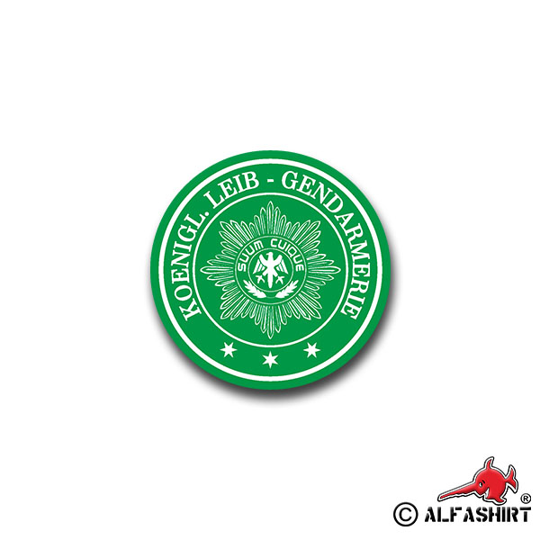 Sticker Royal Body Gendarmerie Ordonnanzabteilung 7x7cm A1475