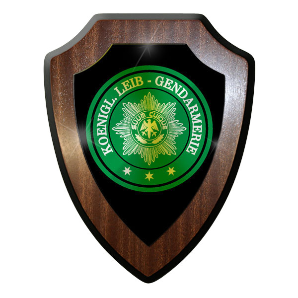 Wappenschild / Wandschild - Königliche Leib Gendarmerie Preußen Friedrich #9727