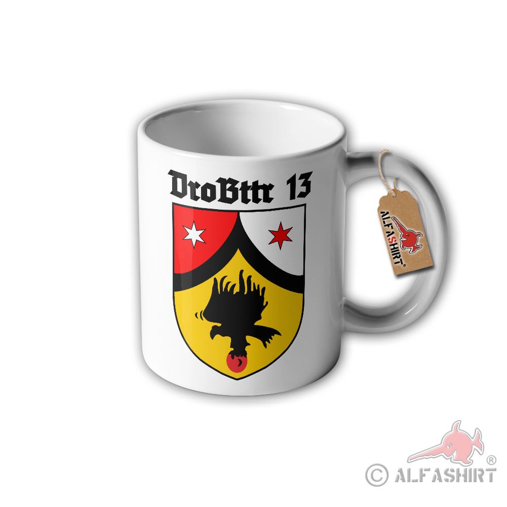 Tasse DroBttr 13 BW Unbemannt UAV UAS Luftfahrzeug Computer Reservist #31821