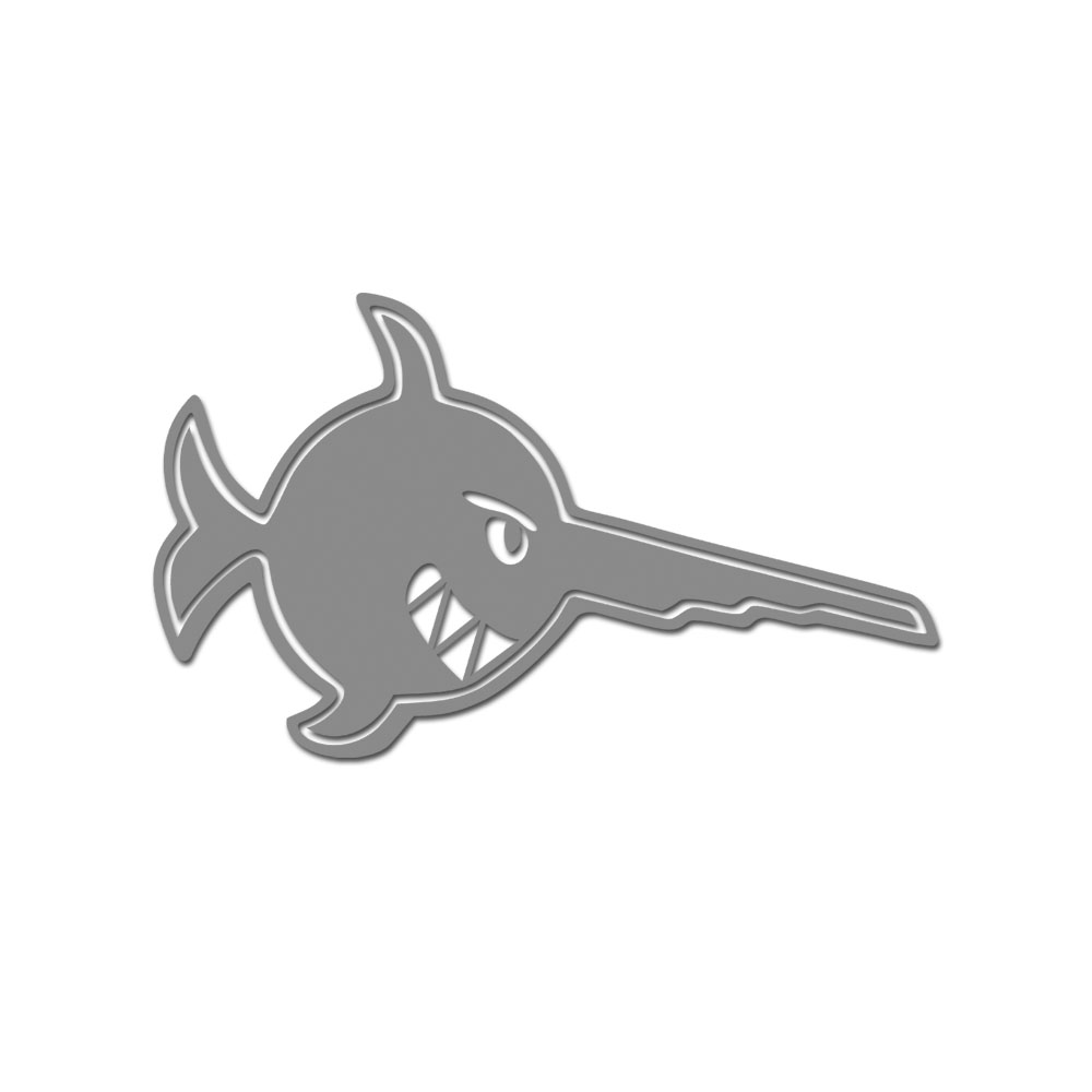 Böser Schwertfisch Alfashirt Sägefisch U96 U-Boot 96 Aufkleber 60x35cm #A5225