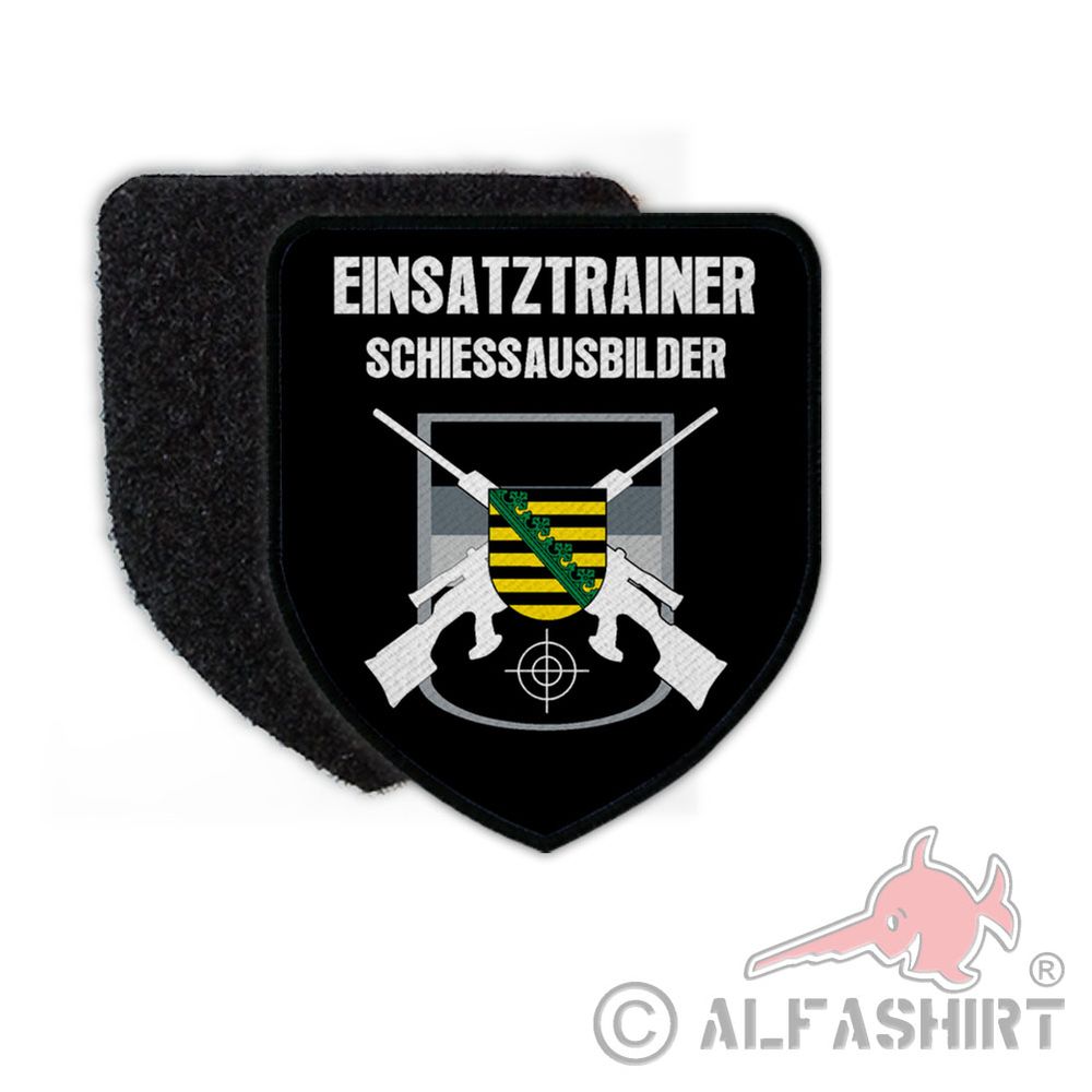 Patch emblem Police Justice Saxony Einsatztrainer Patch # 25969