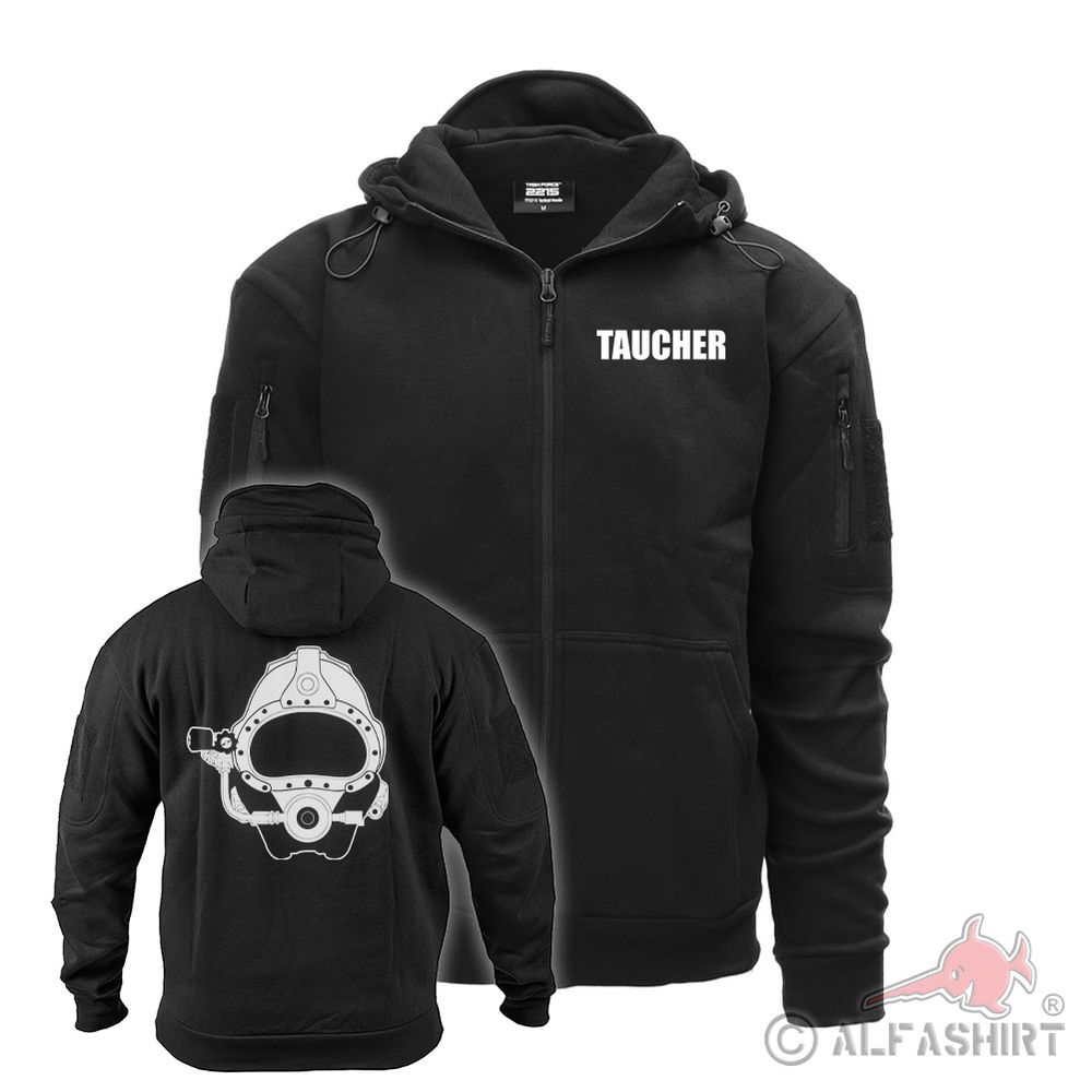 Tactical Hoodie Zipper Bundeswehr Diver Ordnance EOD Frog Man #39252