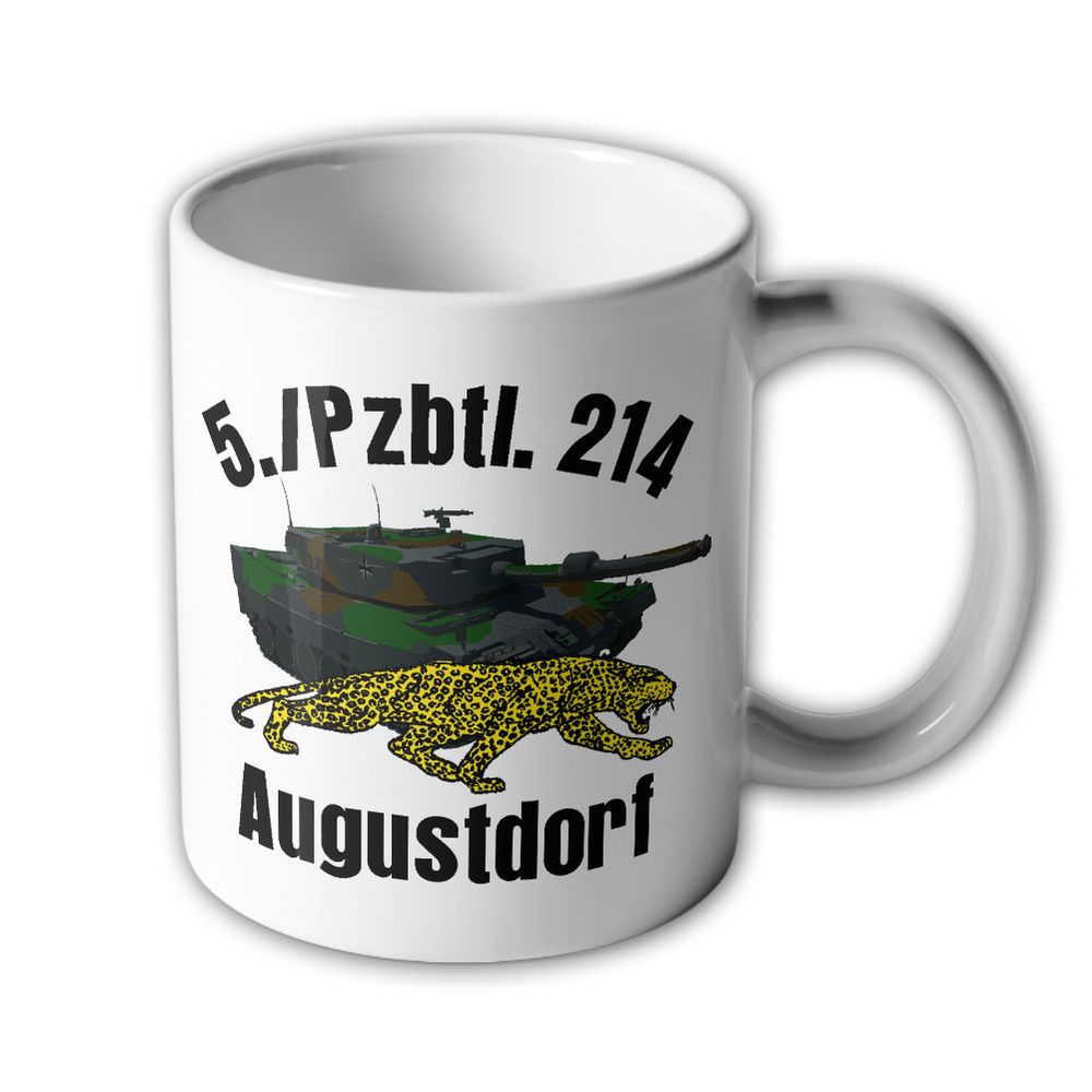 Tasse 5. Kompanie Panzerbataillon PzBtl 214 Augustdorf Panzertruppe #46514