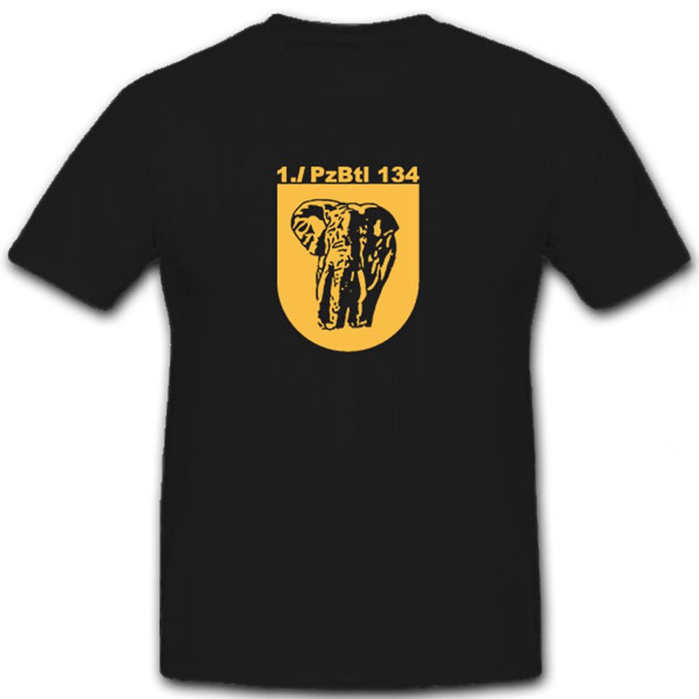 1 PzBtl 134 Bundeswehr Panzer Einheit Wappen Abzeichen - T Shirt #6602