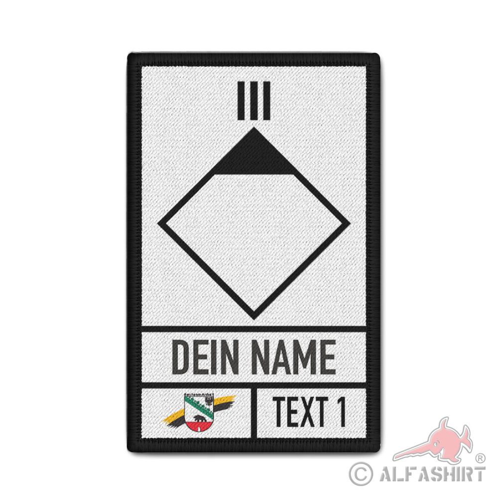 Rank Patch 9,8x6cm Verbandsführer VF VbFü personalisiert Sachsen Anhalt  #43967