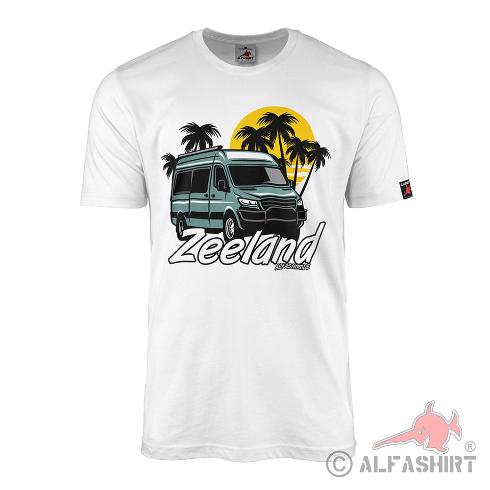 Long Beach Zeeland Meer Wasser Van Life Sommer Niederlande T-Shirt#37027