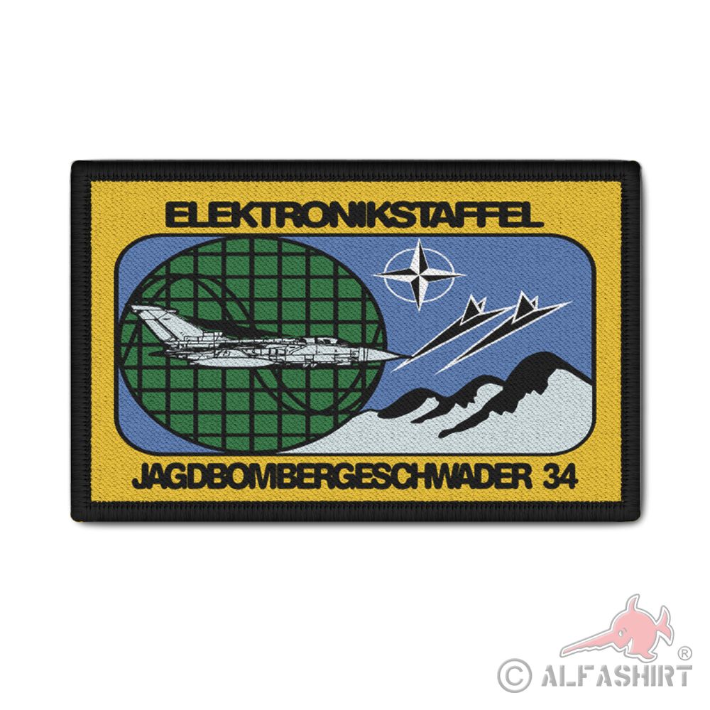 Patch JaboG 34 Elektronikstaffel Geschwader EloStff Kampfverband #38509
