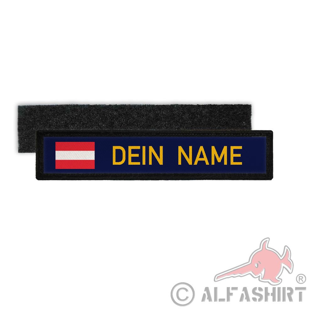 Namenspatch Österreich Navy Name Austria Uniform  personalisierbar #36016