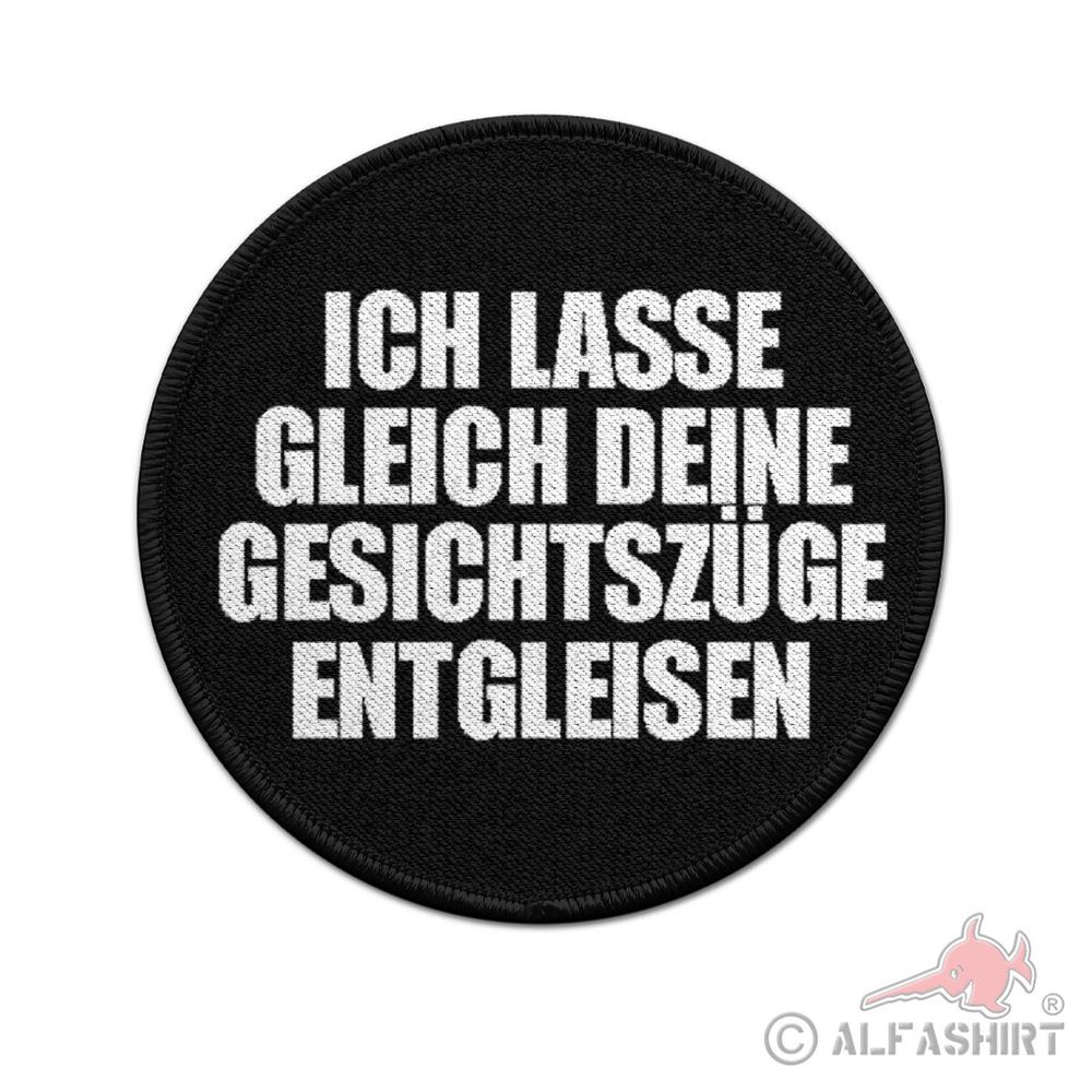 ISSO 9cm Patch I'll leave your facial features #43940