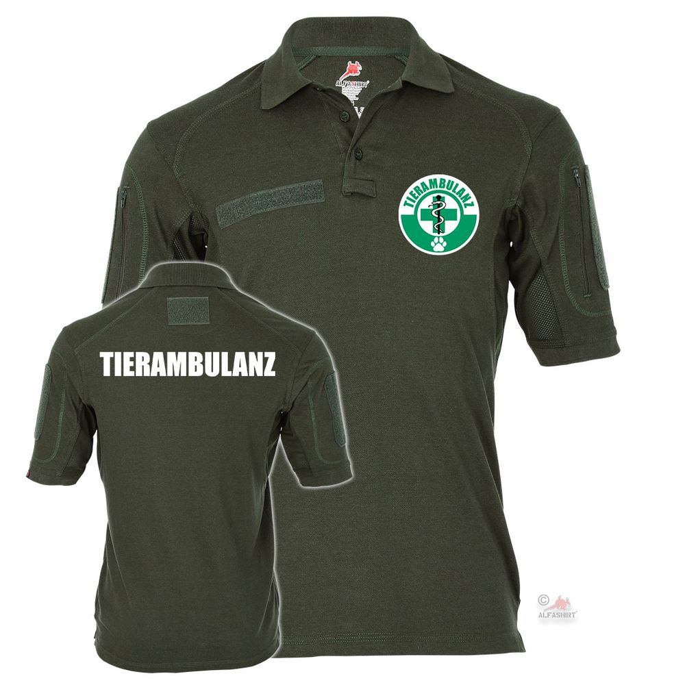 Tactical Polo Shirt Tierambulanz Tierarzt Veterinär Doktor Arzt Tier Hemd#38752