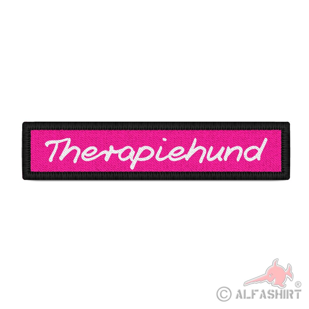 Patch Pink Therapiehund Frauen Mädchen Kinder PTBS Hunde-Therapie #44174