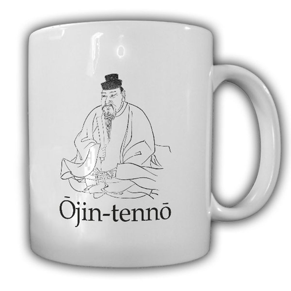 Ōjin-tennō Kaiser Japan Herrscher Ōsaka Antike Mythisch Legende Tasse #16606