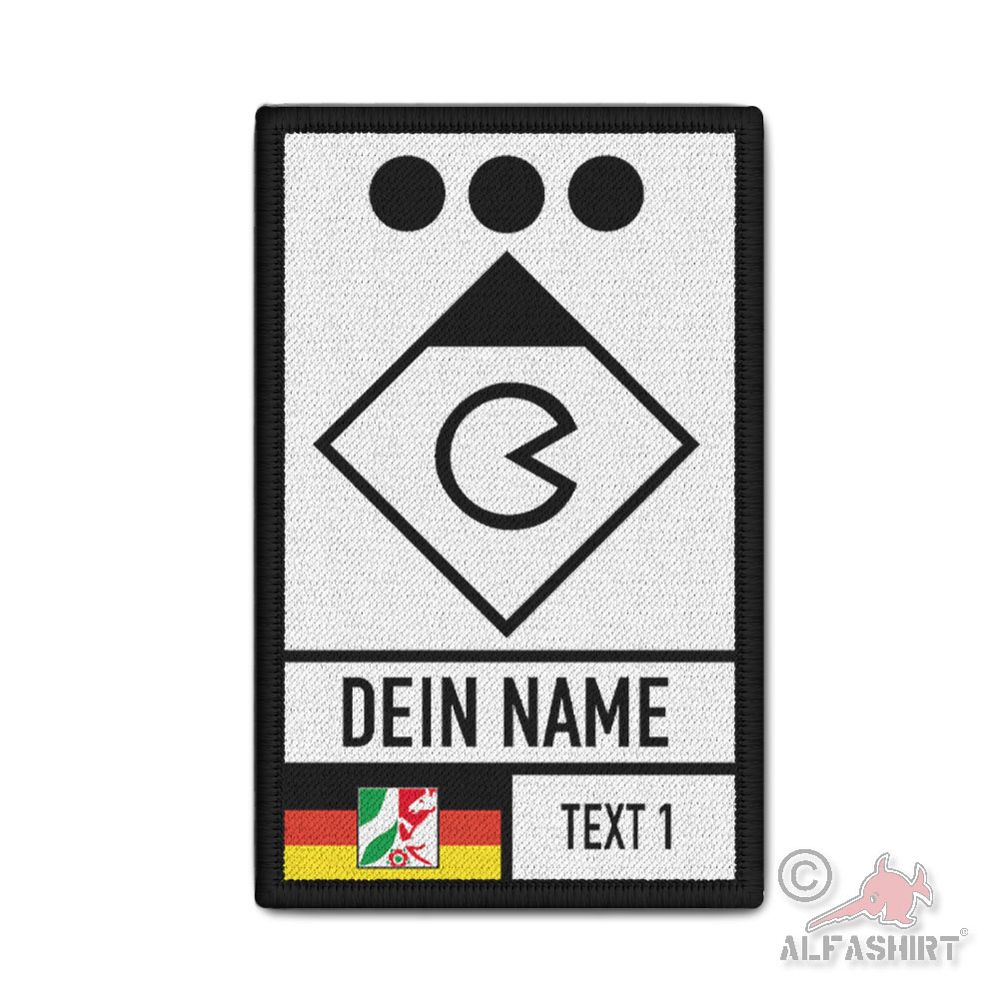 Patch 98x6cm Fire Department FW Sign Catering NRW #45231