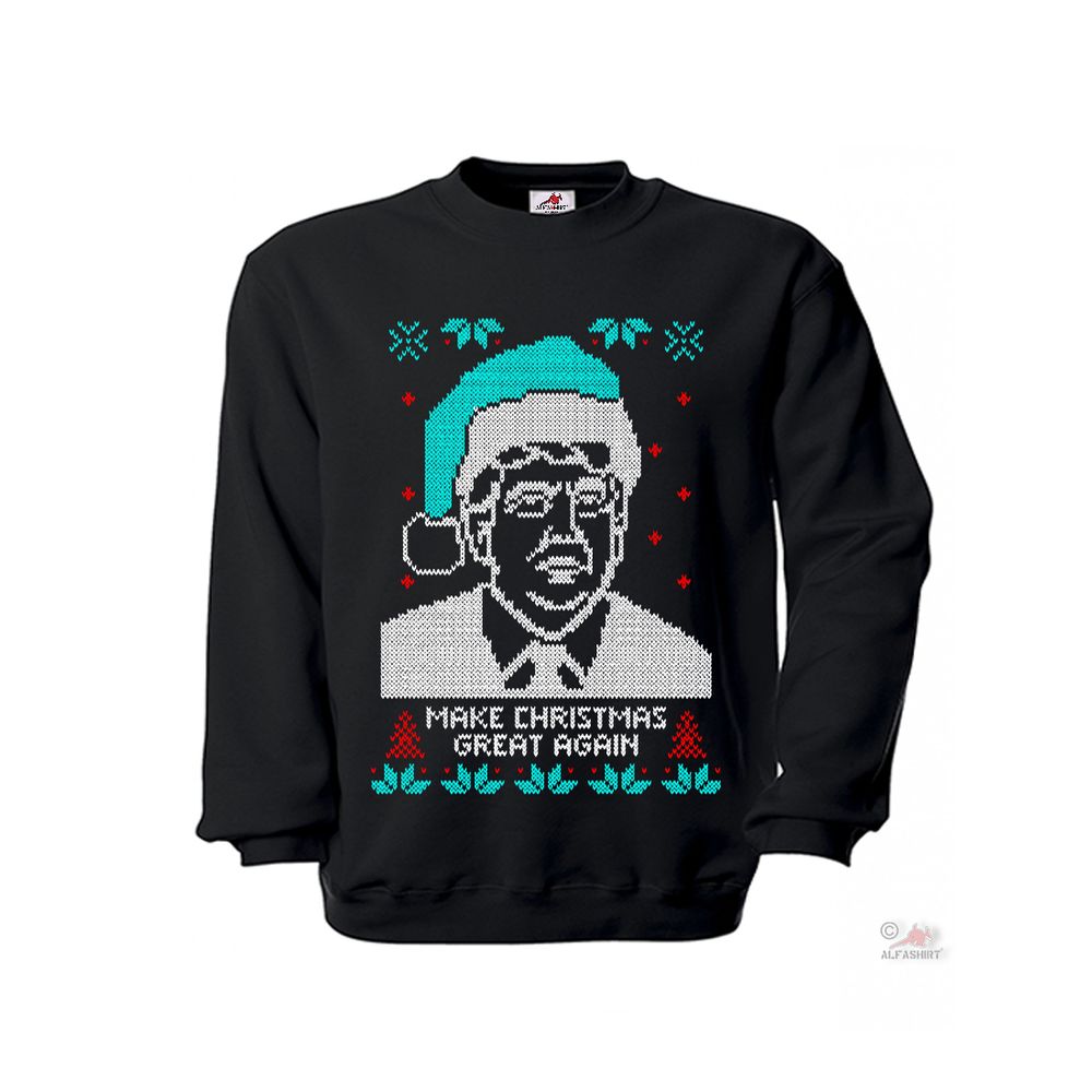 Sweater Make Christmas Great Again Christmas Winter Trump Gift # 35836 