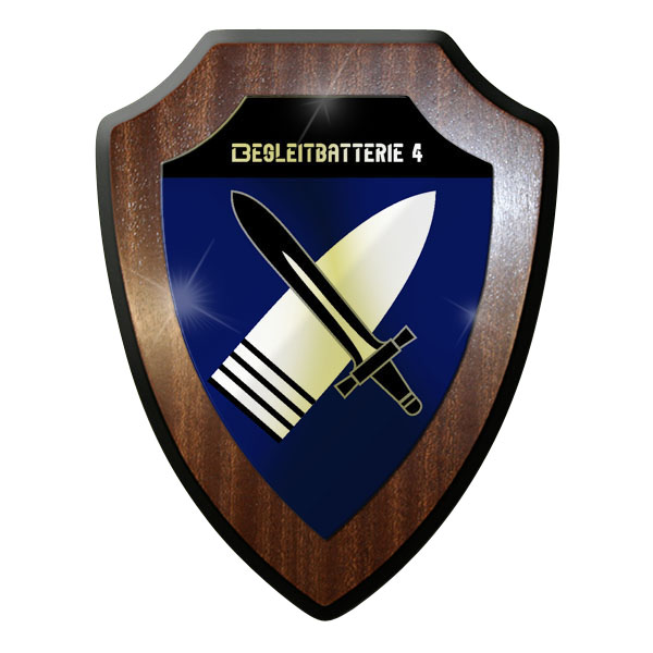 Wappenschild - Begleitbatterie 4 Begleit Batterie 4 BglBttr Bundeswehr - #11720