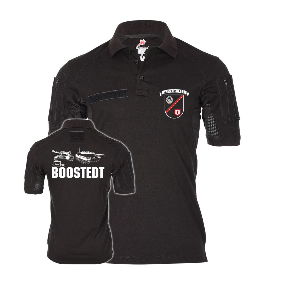 Tactical Polo 3 PzBtl 183 Boostedt Leopard 1A5 2A4 ehemaligen T-Shirt #33698 Tactical Polo 3 PzBtl 183 Boostedt Leopard 1A5 2A4 ehemaligen T-Shirt #33698