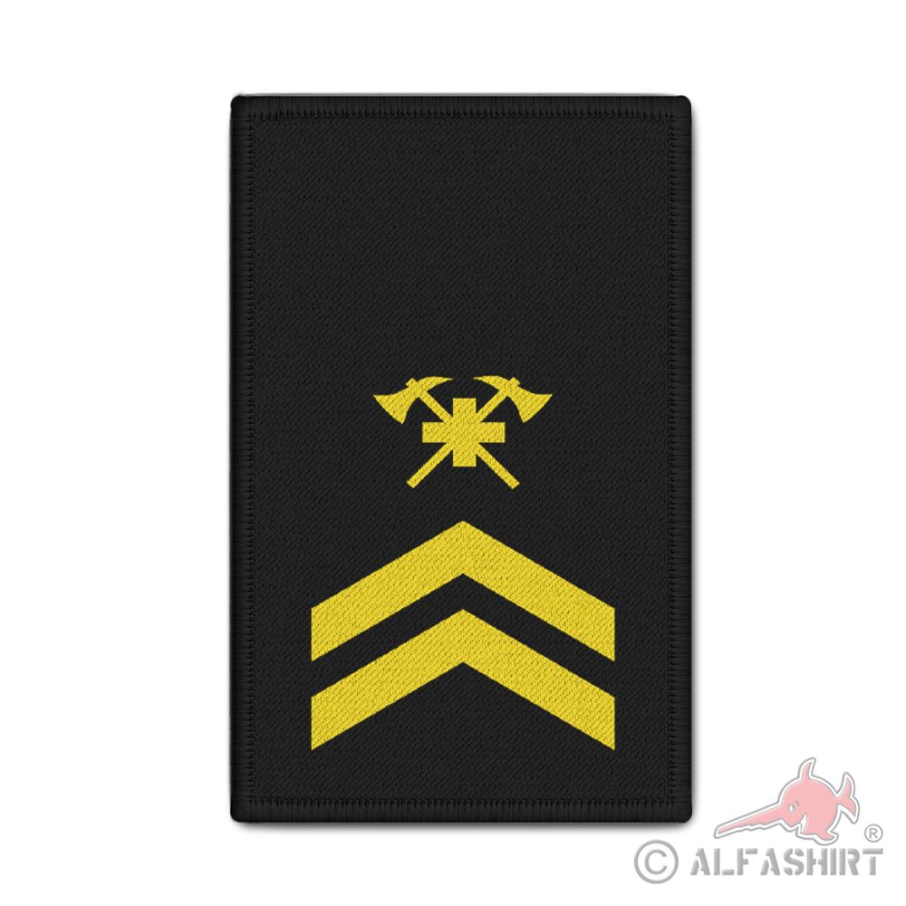 Patch Feldwebel Milizfeuerwehr Materialwart Fw Schweiz Feuerwehr 9,8x6#37255