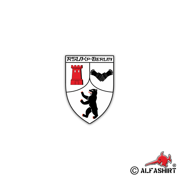 Sticker RSU Kp Berlin Company Berlin BW Bund Unit 5x7cm # A2236
