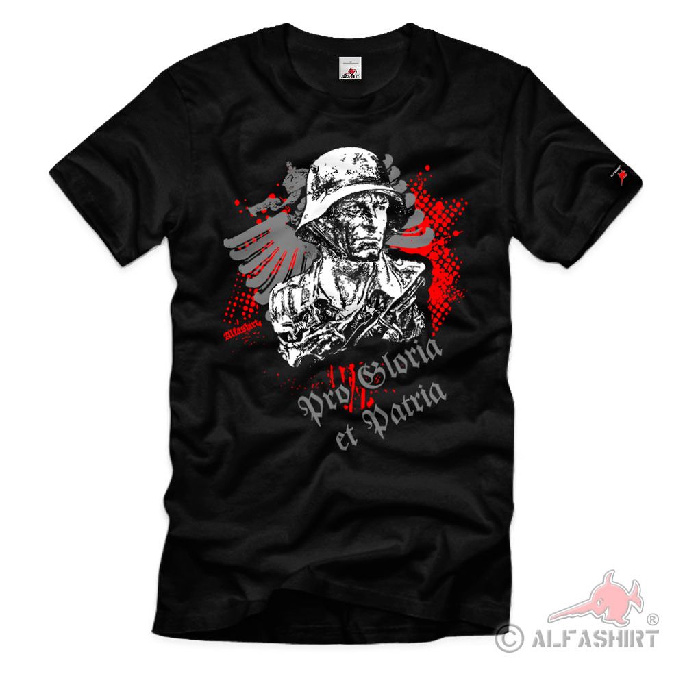Pro Gloria et Patria Soldier Germany Heer Infantry M16 T-Shirt #40536