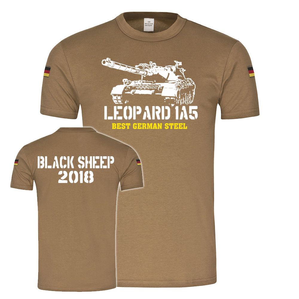 Leopard 1A5 Black Sheep 2018 Tropenshirt Shirt Tropen Einsatz Bundeswehr #24533