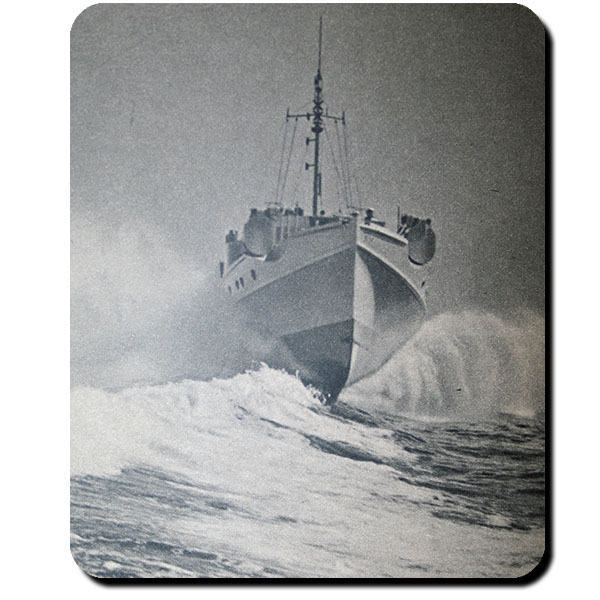 Deutsches Schnellboot S-Boot deutsche Marine WK 2 blaue Jungs - Mauspad #10846