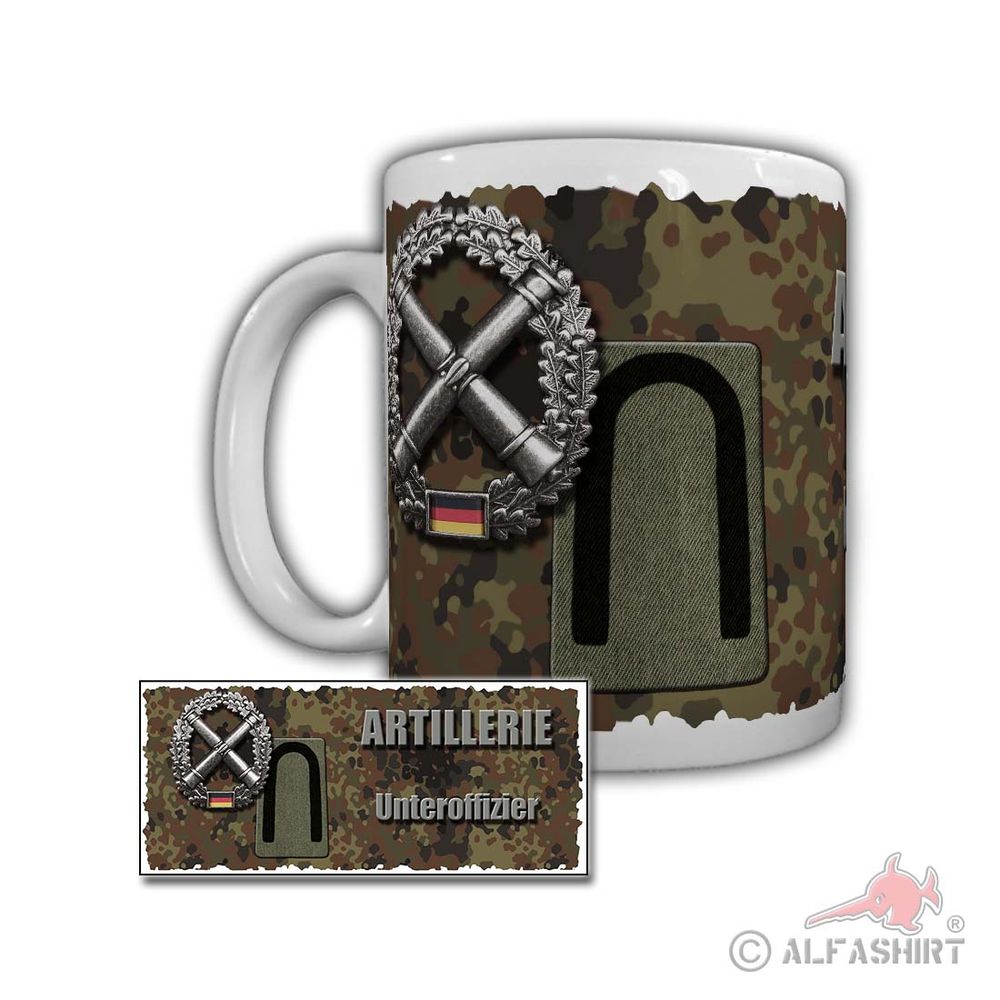 Tasse Artillerietruppe Unteroffizier Artilleriebataillon 295 Stetten #29374