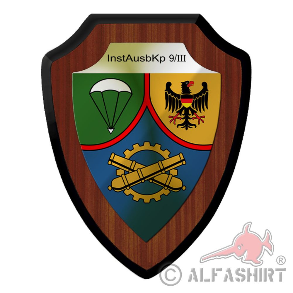 Wappenschild InstAusbKp 9-III Bundeswehr Bexbach Saar-Pfalz-Kaserne#45467
