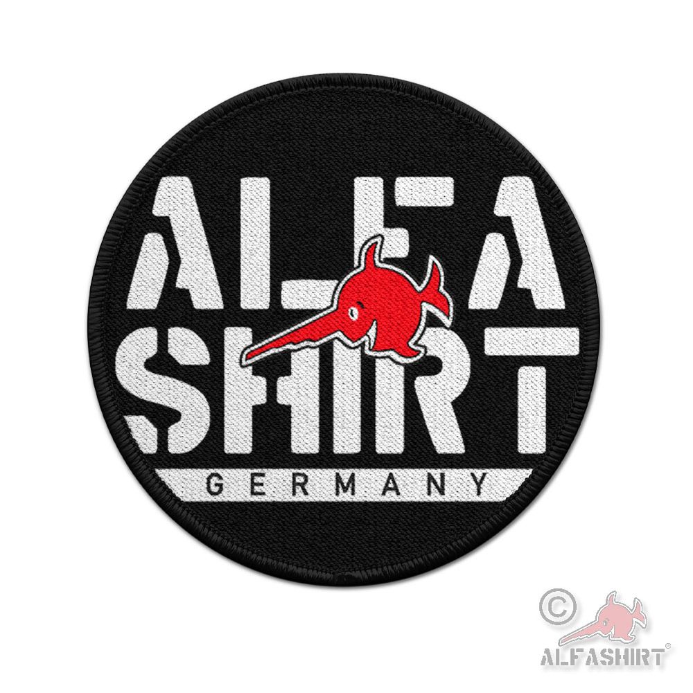 Patch 7,5cm Alfashirt Merch Merchandise Logo Firma Fanartikel #45311