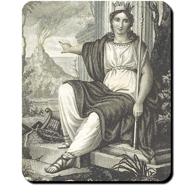 Parthenope Sirenen Mythologie Zeus Olymp Odysee Homer Acheloos Mauspad #16455