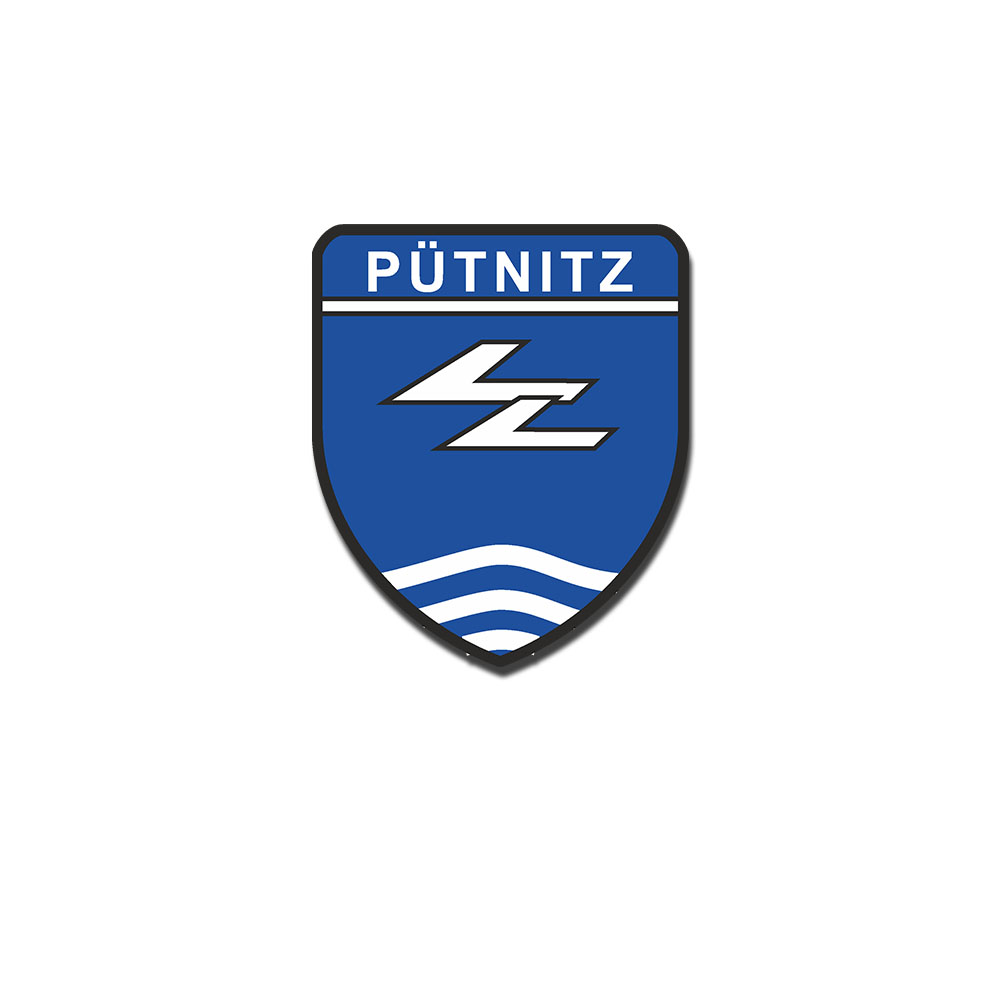 Stickers Airplane Driver School Pütnitz 10 x 9 cm # A4755