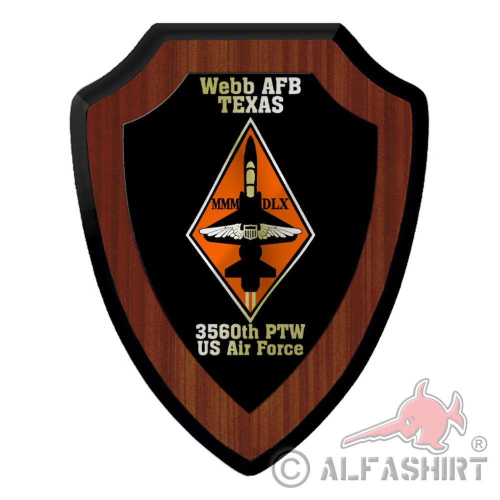 Shield 3560th PTW USAF AIR FORCE MILITARY PILOT TRAINING WING #40027