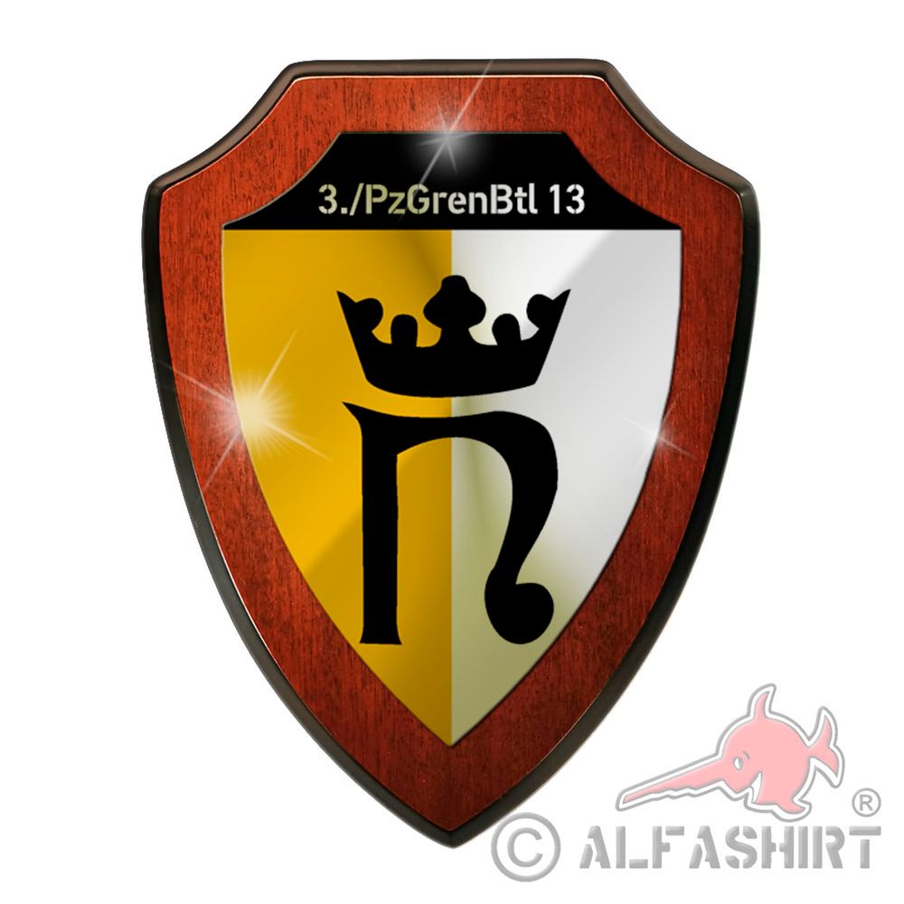 Wappenschild 3 PzGrenBtl 13 Northeim Panzergrenadier Kompanie Bundeswehr #40123