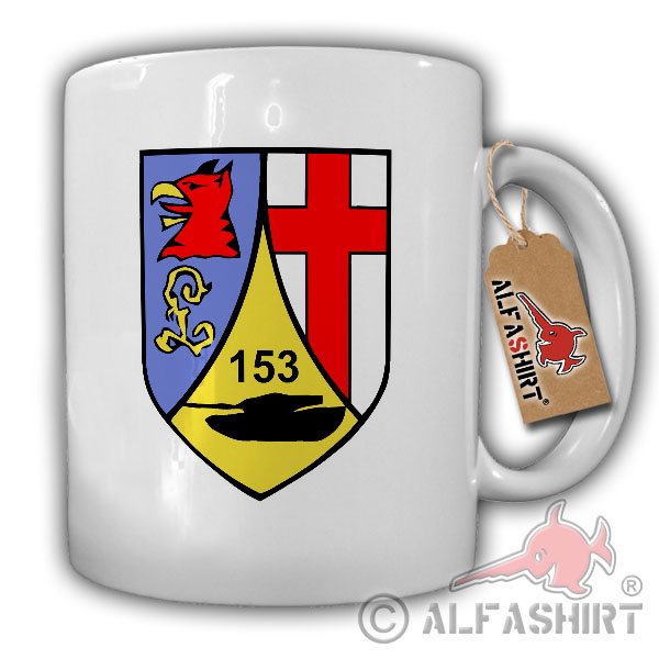 Tasse PzBtl 153 Wappen BW Panzerbataillon Koblenz Fritsch-Kaserne Logo  #17883