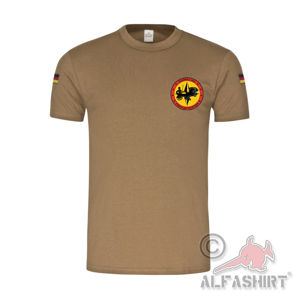 BW Tropen QUADRIGA 2024 Nato größte Manöver Bundeswehr T-Shirt#44139