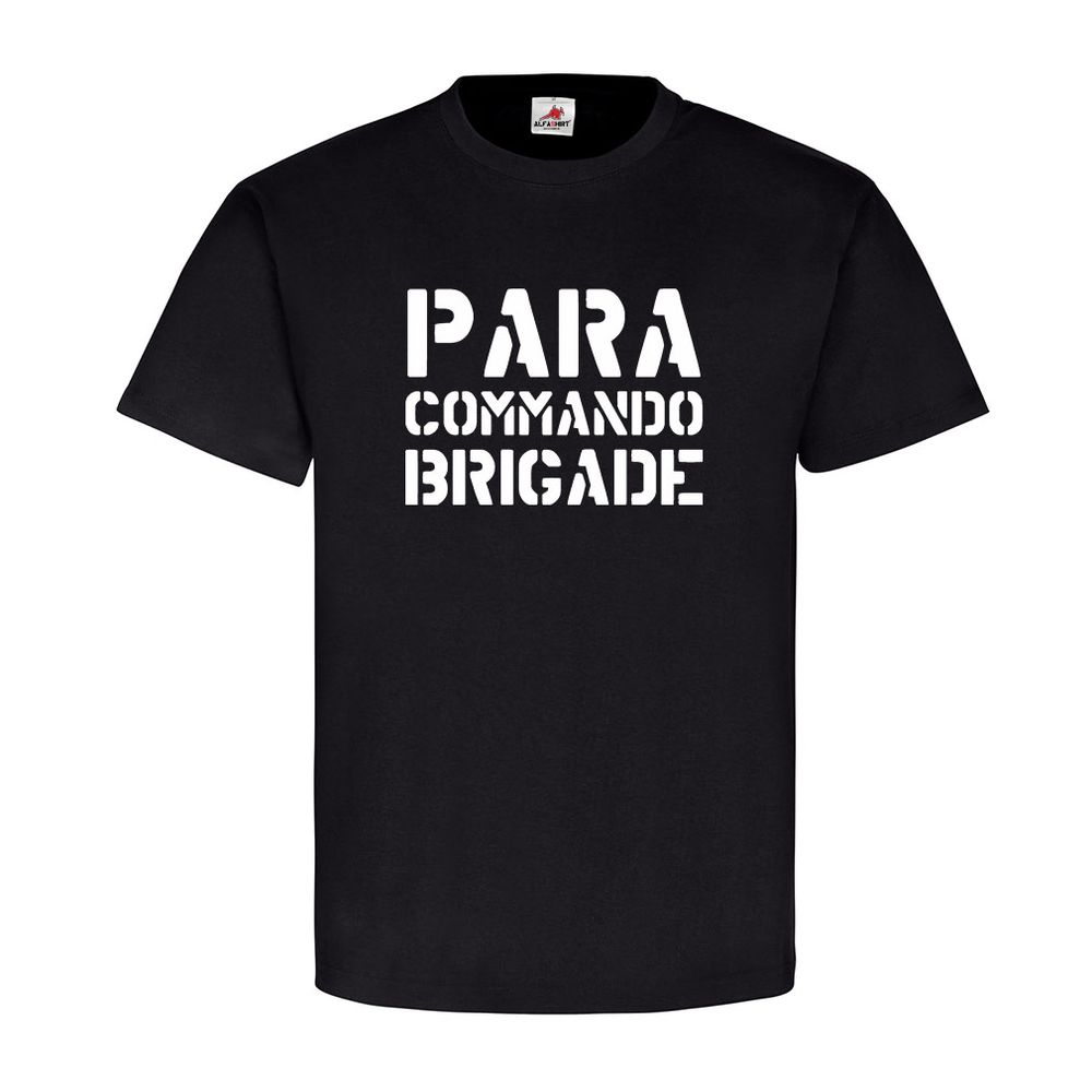 PARA COMMANDO BRIGADE Belgien Fallschirmjäger Luftlandeeinheit - T Shirt #11159