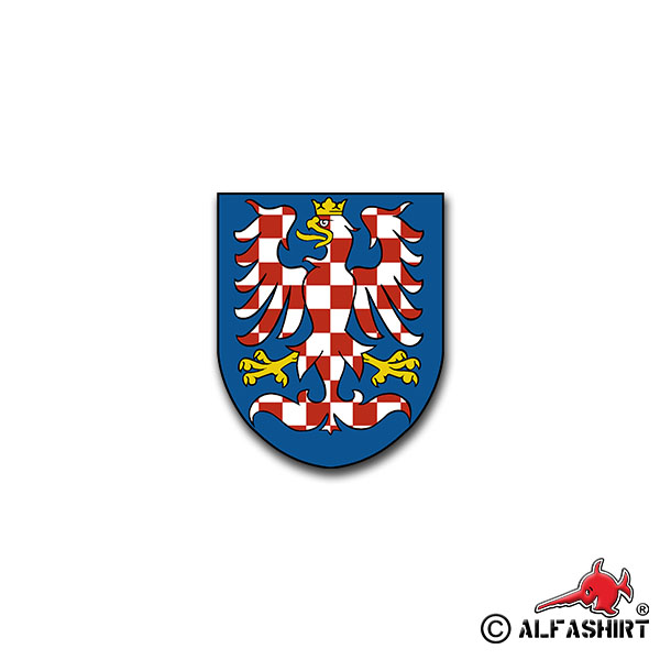 Aufkleber/Sticker Mähren Moravia Mährreichs Tschechische Republik 7x6cm A1522