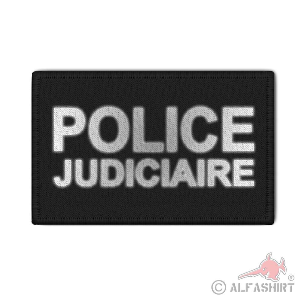 Patch Gerichtspolizei Frankreich Polizei Paris Klett Uniform 9,8 x 6cm#36986