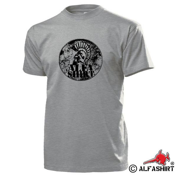 Sparta Alfashirt Krieger Helm Kämpfer Soldat 300 Legende T Shirt #15452