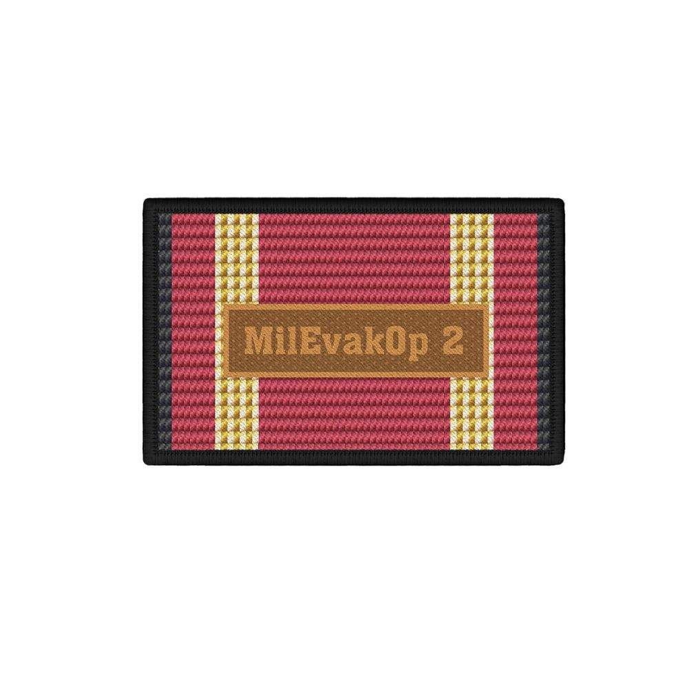Patch deployment belt buckle MilEvakOp 2 Military Evacuation Operation #42571