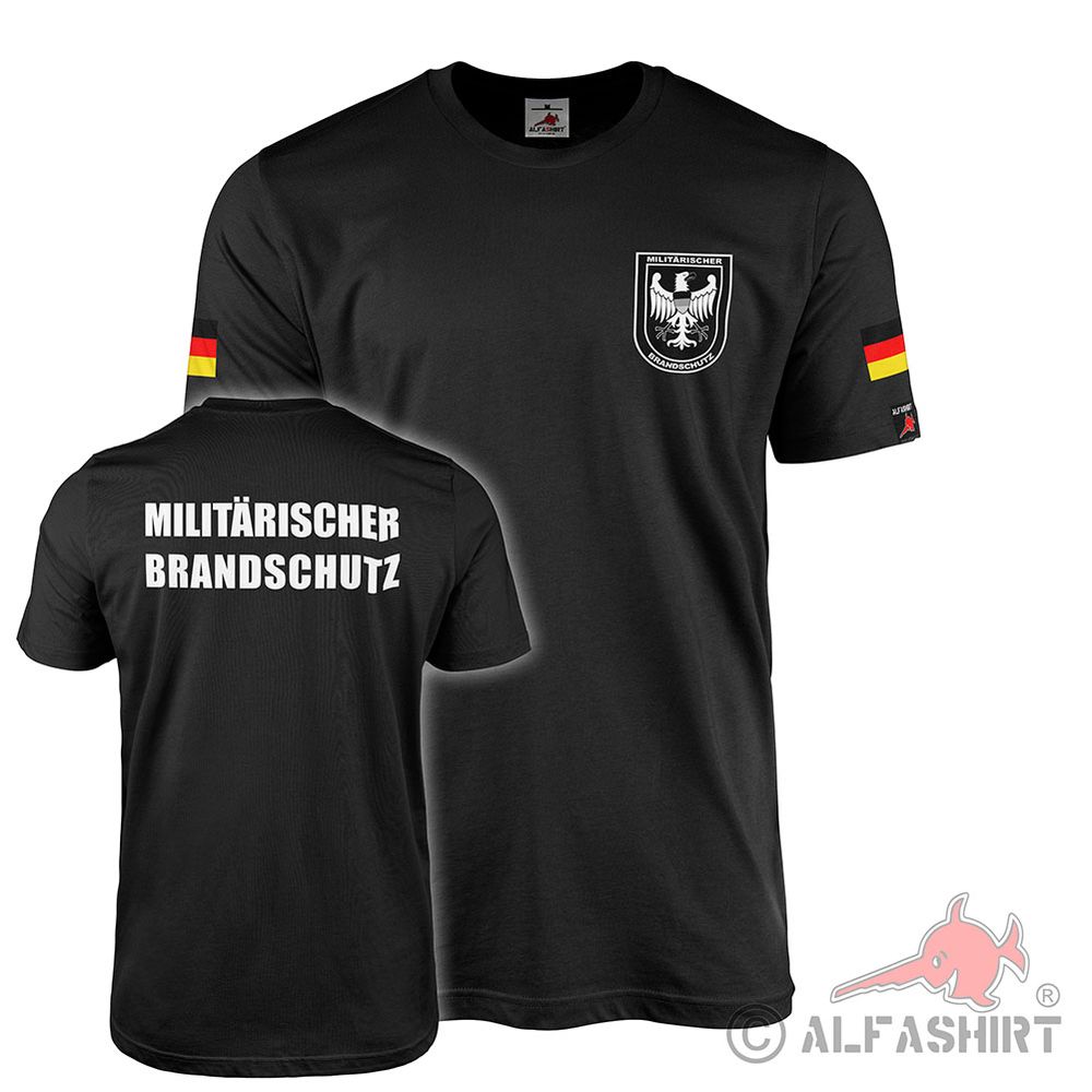 Militärischer Brandschutz MilBrdSch Bundeswehr-Feuerwehr BW BwFw T-Shirt#35472