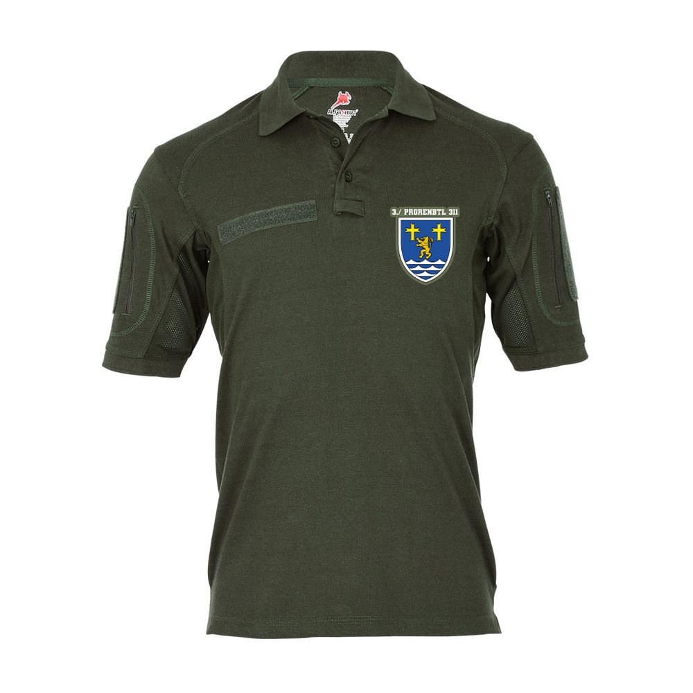 Tactical Polo 3.PzGrenBtl 311 Coat of Arms Bundeswehr Infantry Veterans #46520