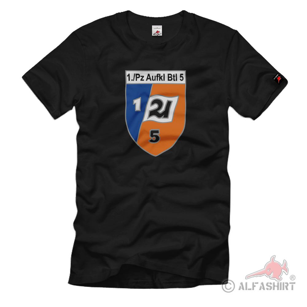 Kompanie 1 Panzeraufklärer Bataillon 5 Bundeswehr Einheit - T Shirt #2857