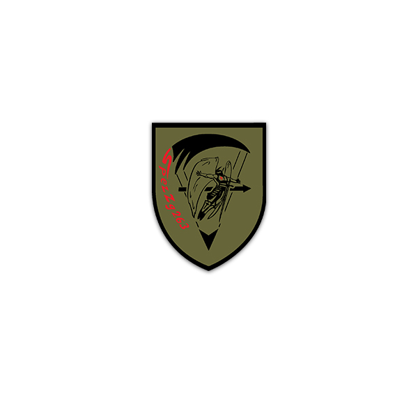 Sticker SpezZg 263 Special Train Paratrooper BW Special 5x7cm A3163