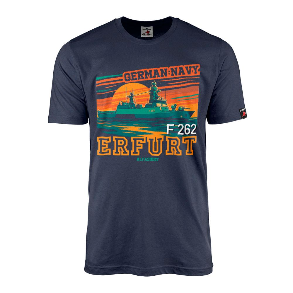 Corvette Erfurt F262 Navy Ship Bundeswehr T-Shirt #46324