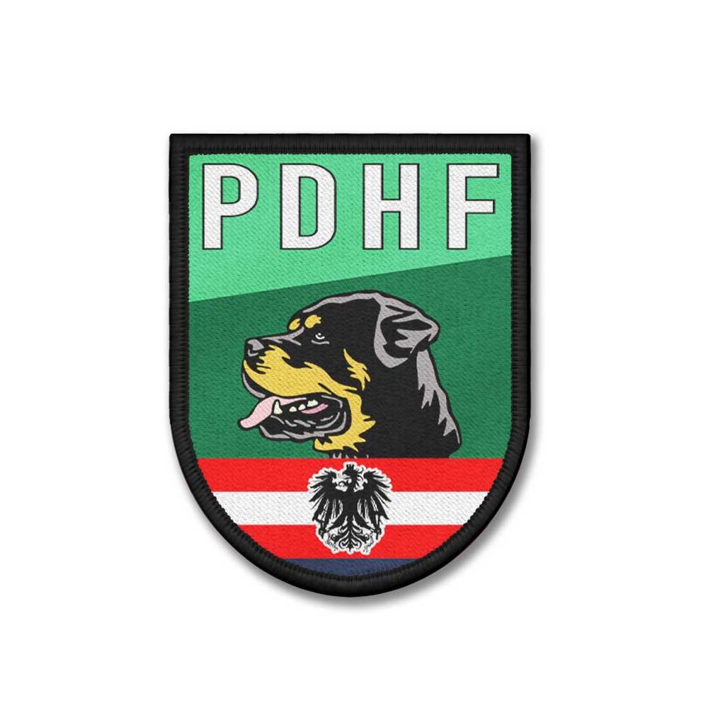 Patch 9x7 PDHF Rottweiler Österreich dog diensthund Hundeführer #47357