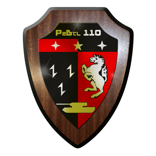 Wappenschild - PzLBtl 110 Panzerbataillon Panzer Bataillon Leopard #9307