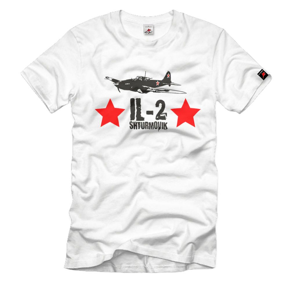 IL2 SHTURMOVIK2 Iljuschin Il 2 Schturmowik Sowjet Militär Wappen T-Shirt #2527
