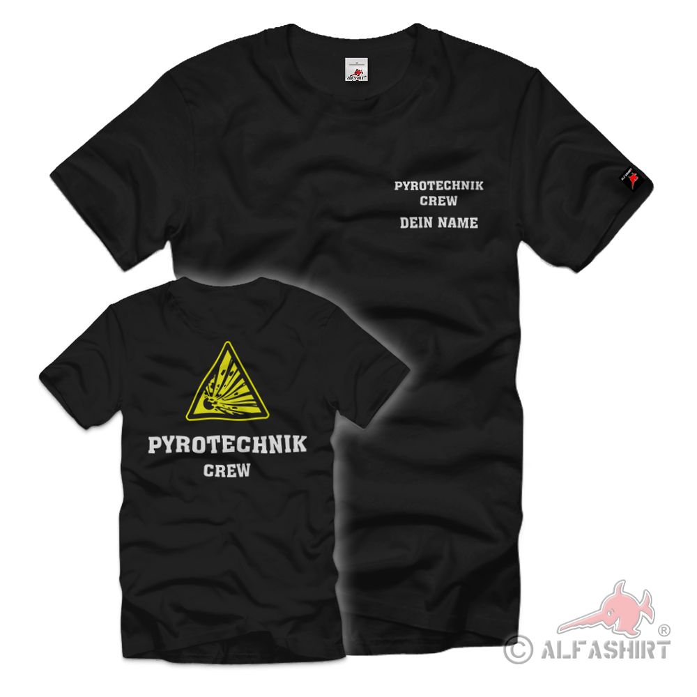 PERSONALIZED Pyrotechnics Fireworks Special Effects Pyrotechnician T-Shirt # 37836