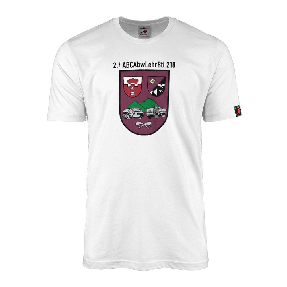 T-Shirt 2 ABCAbwLehrBtl ABC-Abwehrlehrbataillon 210 Sonthofen Atomar #46399